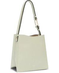 Furla - Nuvola Kleine Leren Bucket-Tas Met Gespsluiting - Lyst