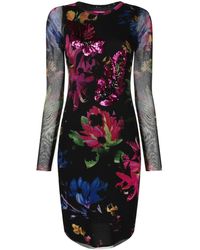 Prabal Gurung - Floral Print Bodycon Dress - Lyst