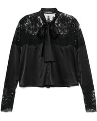 Ermanno Scervino - Lace-Panel Shirt - Lyst