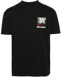 Palm Angels - X Haas Racing-Print Cotton T-Shirt - Lyst
