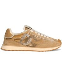 Dolce & Gabbana - Zapatillas Dg Con Piel - Lyst