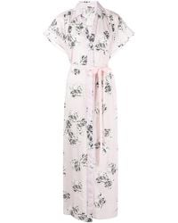 Adam Lippes - All-over Floral Print Dress - Lyst