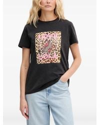 Lola Casademunt - T-Shirt Love Lola À Imprimé Léopard - Lyst