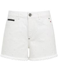 Philipp Plein - Hot Pants Mini Roedge Shorts - Lyst