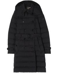 Burberry - Mid-Length Nylon Audley Puffer Coat - Lyst