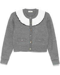 Sandro - Round-Collar Cardigan - Lyst