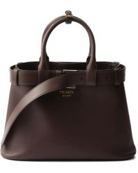 Prada - Bolso Bombonera Buckle Pequeño - Lyst