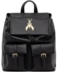 Patrizia Pepe - Fly-Plaque Buckled-Pocket Backpack - Lyst