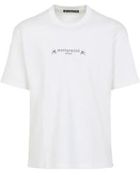 Mastermind Japan - T-Shirt Met Doodskopprint - Lyst