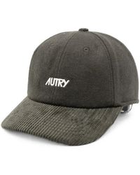 Autry - Logo-Embroidered Corduroy-Brim Baseball Cap - Lyst