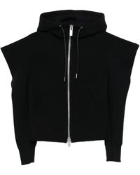 Sacai - Hooded Zip Sweatshirt - Lyst