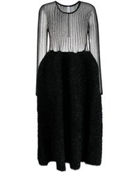 CFCL - Semi-doorzichtige Midi-jurk - Lyst