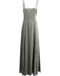 Ralph Lauren Collection - Robe en velours Nerissa à coupe longue - Lyst
