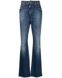 DSquared² - Ausgestellte Jeans mit Logo-Patch - Lyst