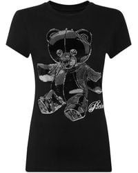 Philipp Plein - Cotton Sexy Pure Fit T-Shirt Teddy Crystal - Lyst