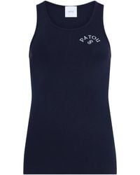 Patou - Logo Tank Top - Lyst