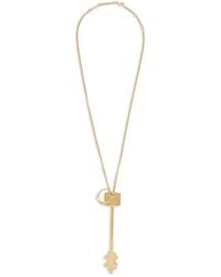 Rabanne - Key-Pendant Necklace - Lyst