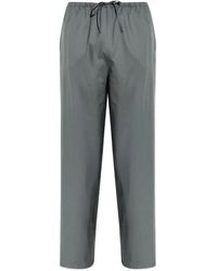 MM6 by Maison Margiela - Drawstring-Waist Pajama Trousers - Lyst