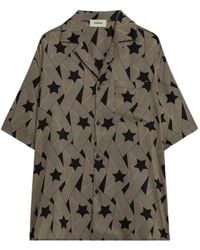 A PAPER KID - Star Graphic Shirt - Lyst