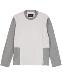 Sease - Panelled Cotton-blend Sweatshirt - Lyst