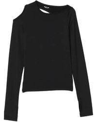 Helmut Lang - Top Con Aberturas - Lyst