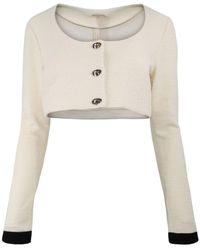 Alexis - Vernazza Button-up Cropped Cardigan - Lyst