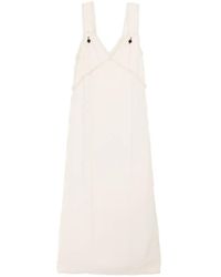 TOTEME - Maxikleid Mit V-Ausschnitt - Lyst