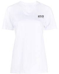 Golden Goose - Logo Cotton T-Shirt - Lyst