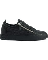 Giuseppe Zanotti - Frankie Sneakers mit Kroko-Effekt - Lyst