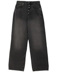 Free People - Jean Nia À Fermeture Boutonnée - Lyst