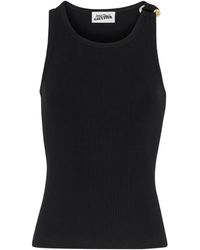 Jean Paul Gaultier - Ribbed Cotton Top - Lyst