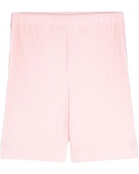 Homme Plissé Issey Miyake - Plissierte May Bermudas - Lyst