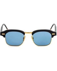 Thom Browne - Sonnenbrille Mit Eckigem Gestell - Lyst