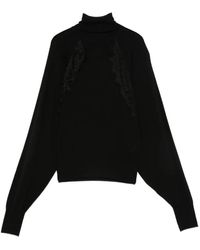 Liu Jo - Maglione A Collo Alto Con Inserti - Lyst