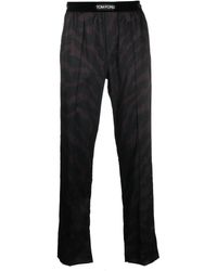 Tom Ford - Pantalon de pyjama à bande logo - Lyst