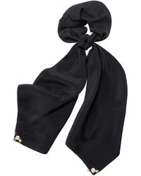 Maison Michel - Birdy Floral-Appliqué Hair Accessory - Lyst