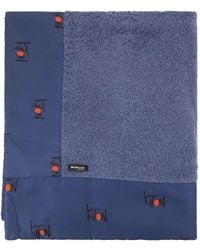 Kiton - Serviette De Plage À Logo - Lyst