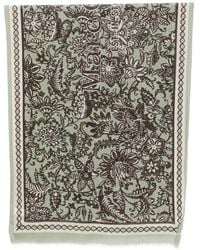 Marc O' Polo - Floral-Print Frayed-Edge Scarf - Lyst