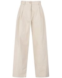Frankie Shop - Nostrand Pleated Cotton-Chino Trousers - Lyst