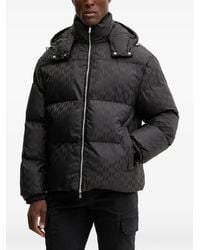 KARL LAGERFELD - Chaqueta Con Capucha Y Motivo - Lyst