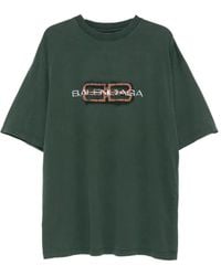 Balenciaga - Graphic Short-Sleeved T-Shirt - Lyst