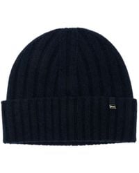 Herno - Ribbed-Knit Beanie Hat - Lyst