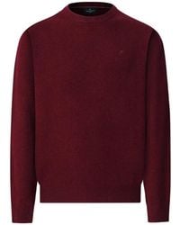 Hackett - Pullover mit Stickerei - Lyst