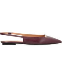 Tod's - Pointed-Toe Slingback Ballet Flats - Lyst