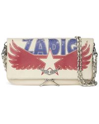 Zadig & Voltaire - Rock America Leather Shoulder Bag - Lyst