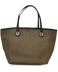 Borbonese - Kleine Flight Tote Bag Mit Print - Lyst