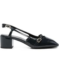 SERGIO MORETTI FIRENZE - Buckle-Detail Slingback Pumps - Lyst