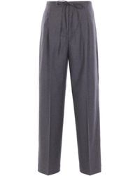Rohe - Pantalon Plissé À Lien De Resserrage - Lyst