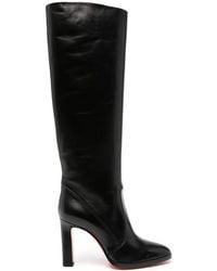 Santoni - 95Mm Leather Boots - Lyst