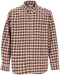 AMISH - America Check-Pattern Button-Down Shirt - Lyst